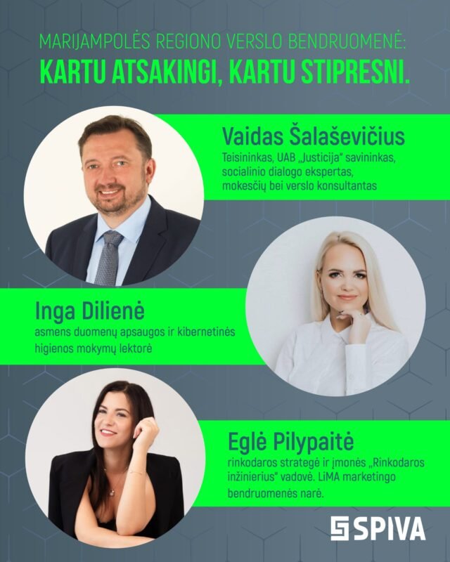 Eglė Pilypaitė konferencijoje Marijampolėje socialinio dialogo renginyje